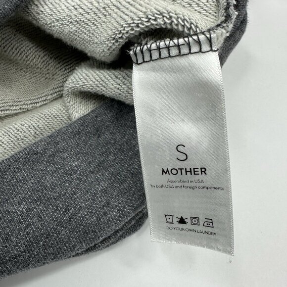 Mother Women's Charcoal Gray The Tie Up Easy Wash Activewear‎ Sweatshirt S/C39 - Picture 10 of 16